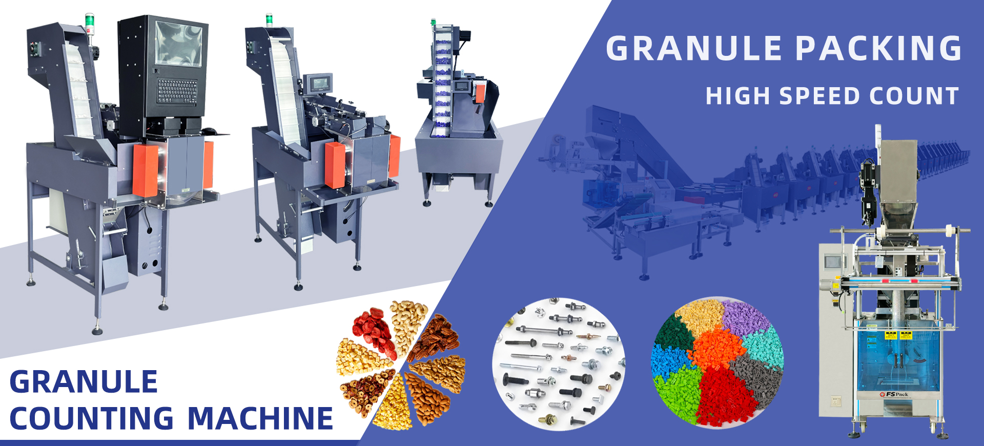 Granule counting packaging
